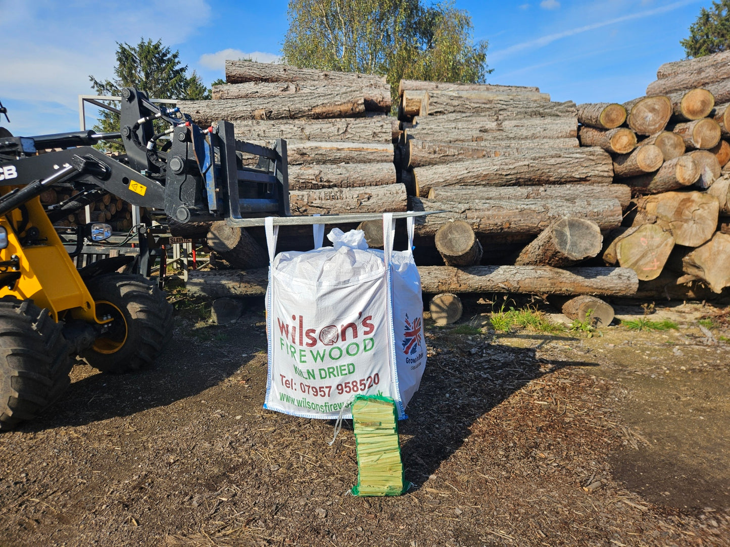 Kiln Dried Softwood Bulk Bag + Free Bag of Kindling